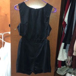 Black romper with cut outs!
